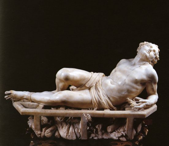 St. Lawrence martydom statue