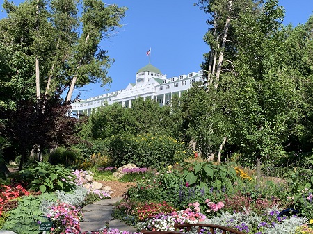 Garden on Mackinac Island, MI