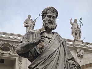 St. Peter and the Keys statue
