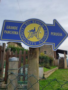 Sign directing to Big Bench.
