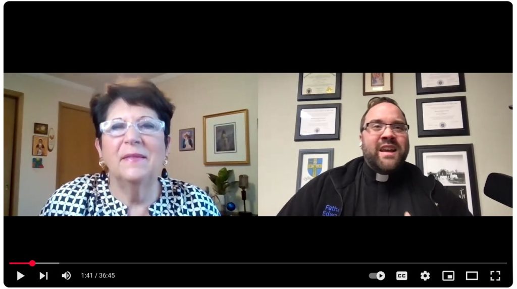Teresa with Fr. Edward Looney