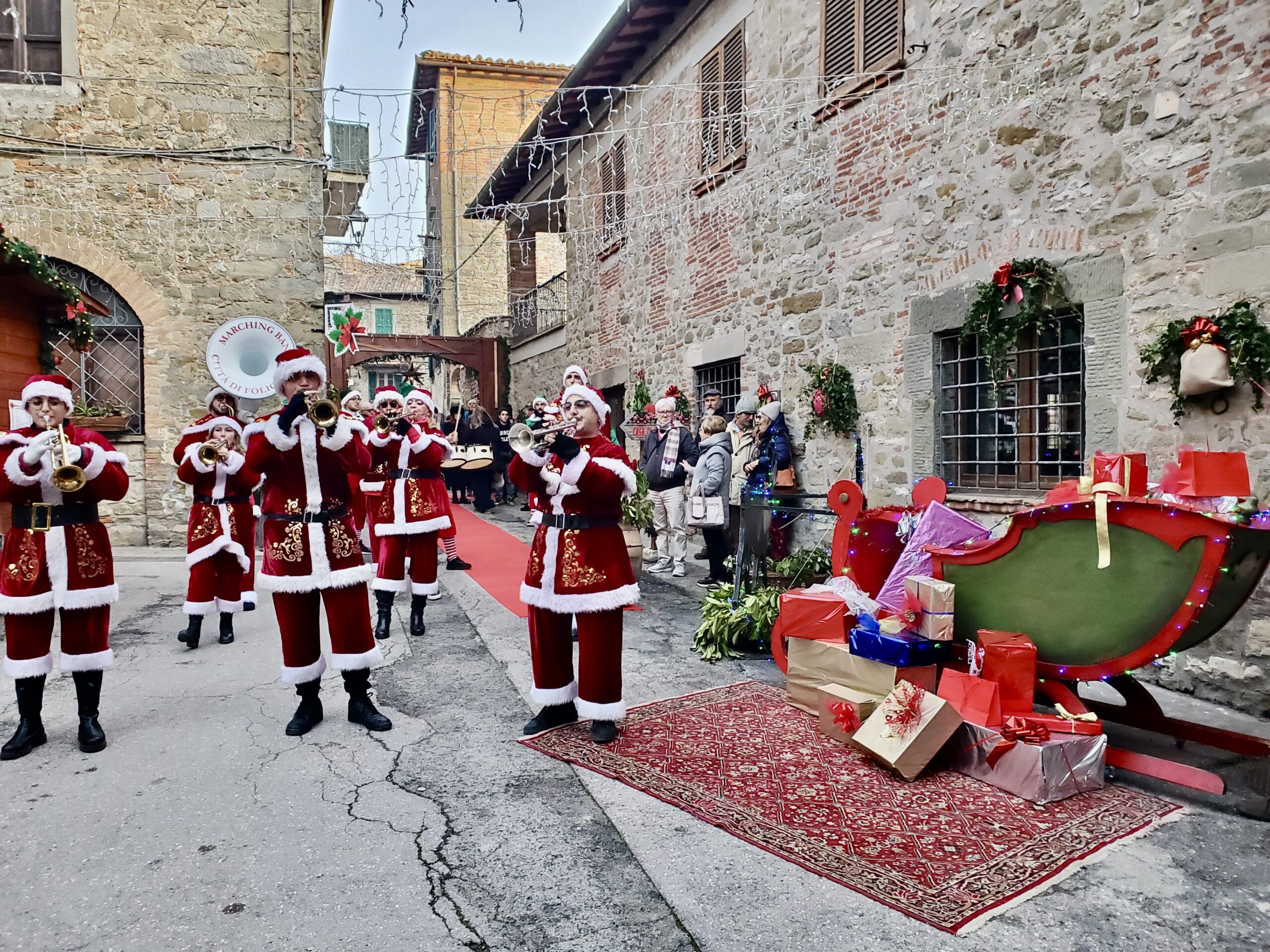 Christmas Marching Band in Castel Rigone from Filigno