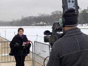 Teresa Tomeo reporting live from the March for Life 