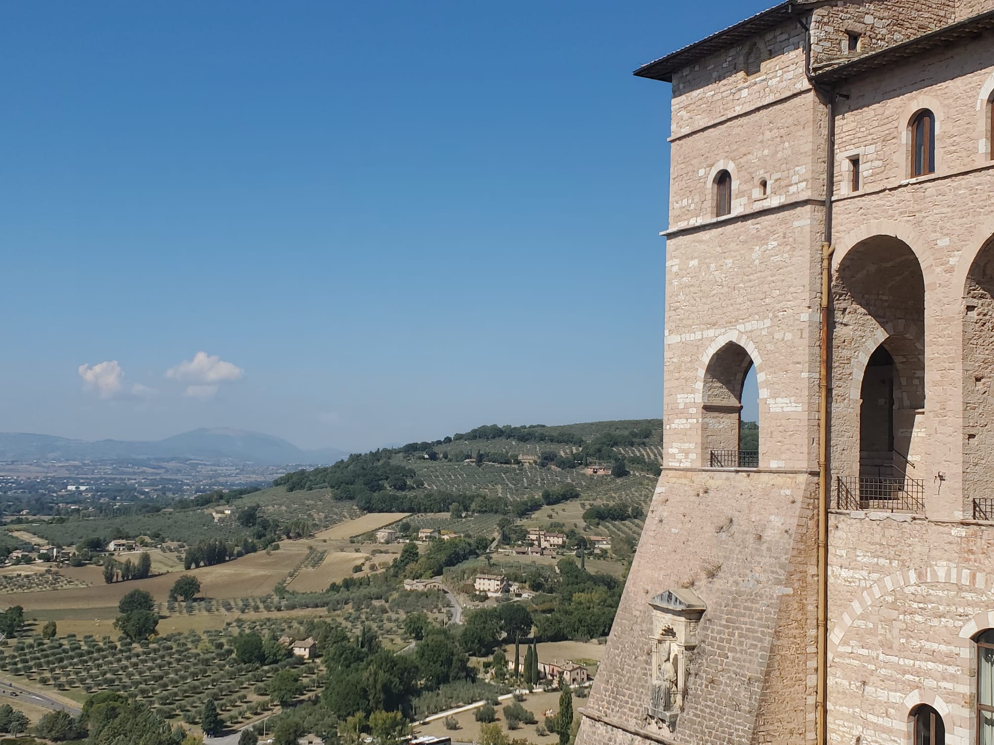 View of Assisi from the Monastery connected to the Basilica of St. Francis